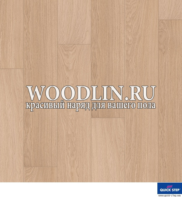 картинка Ламинат Quick-step IMPRESSIVE  IM 3105 Дуб белый лакированный от магазина Вудлин